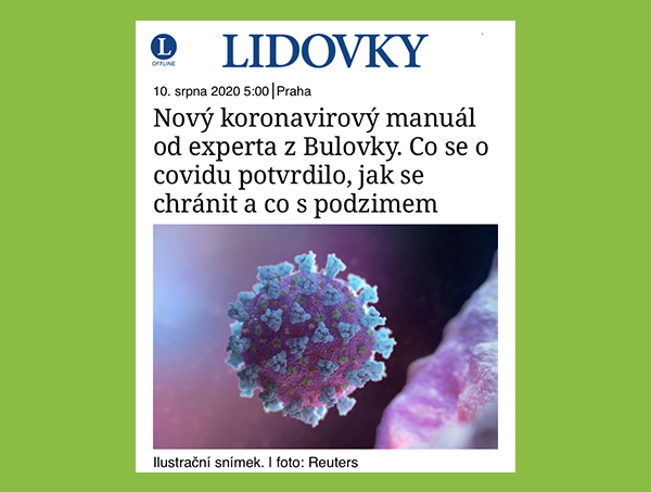 Nový koronavirový manuál od experta z Bulovky. Co se o covidu potvrdilo, jak se chránit a co s podzimem